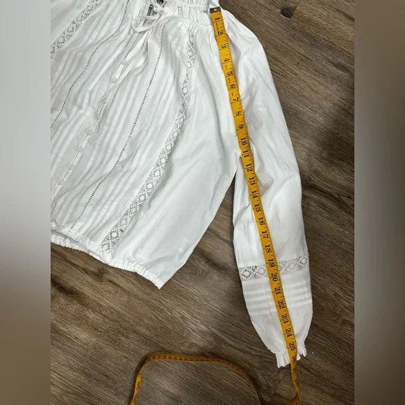 PINCH Women's Misty Lace Top Size M in White - Picture 10 of 12